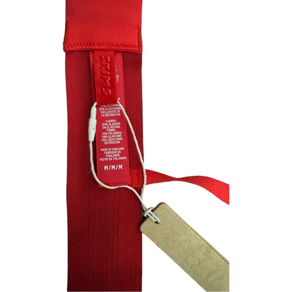 NWT! SKIMS Cotton Rib Plunge Bralette (M) - Picture 2 of 6